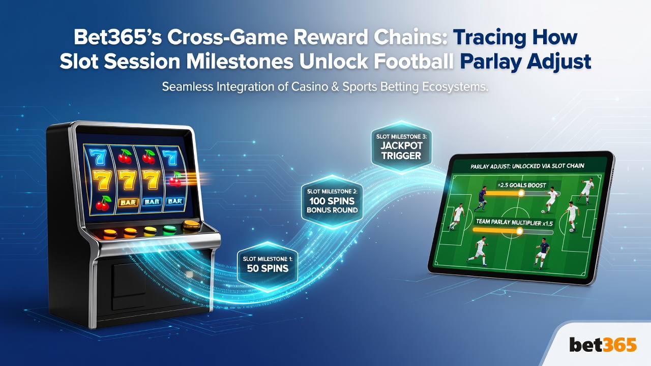 Close-up view of Bet365 unified dashboard showing poker reservation slots unlocked alongside football parlay tools
