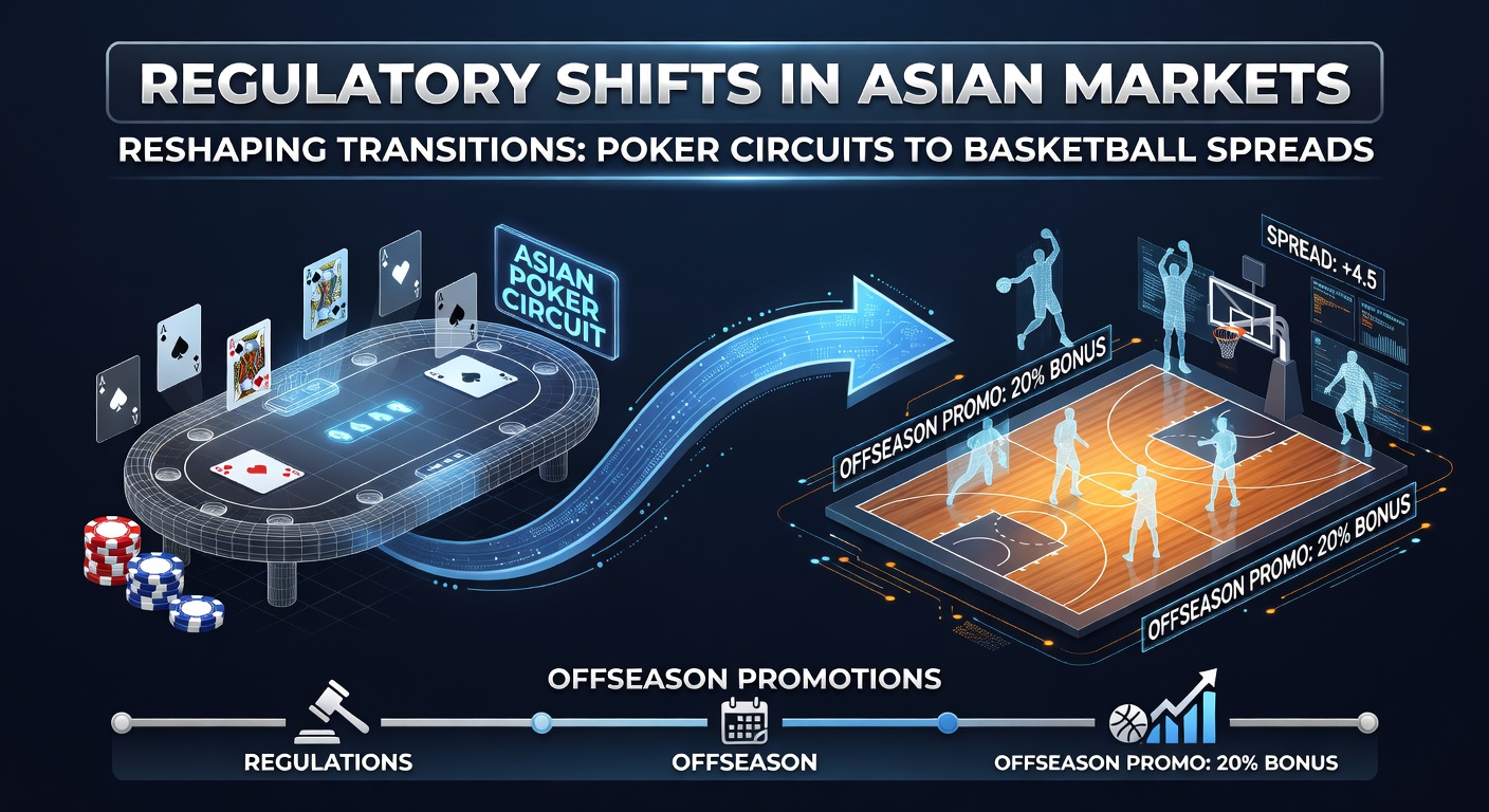 Asian regulatory officials reviewing gambling policy documents alongside sports betting interfaces