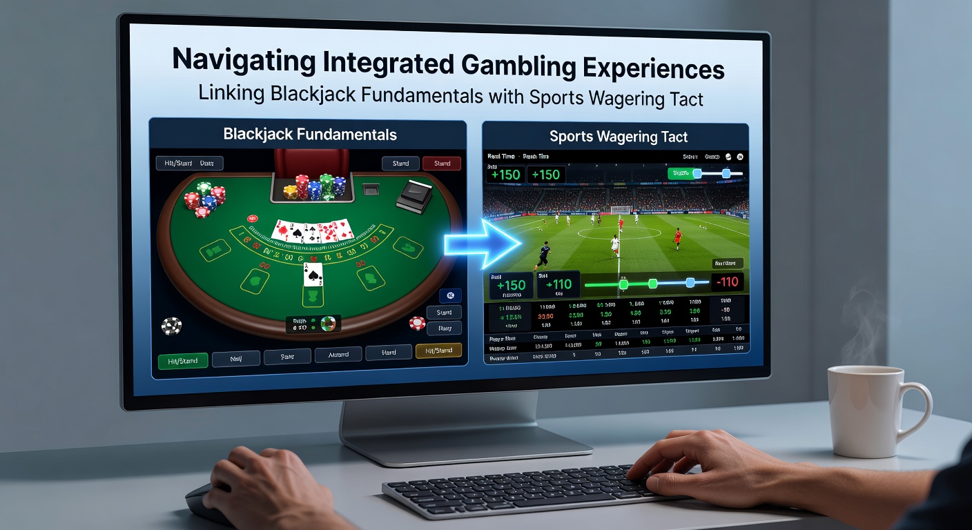 Close-up view of a mobile screen displaying blackjack strategy card next to a sports betting slip with active promotions highlighted