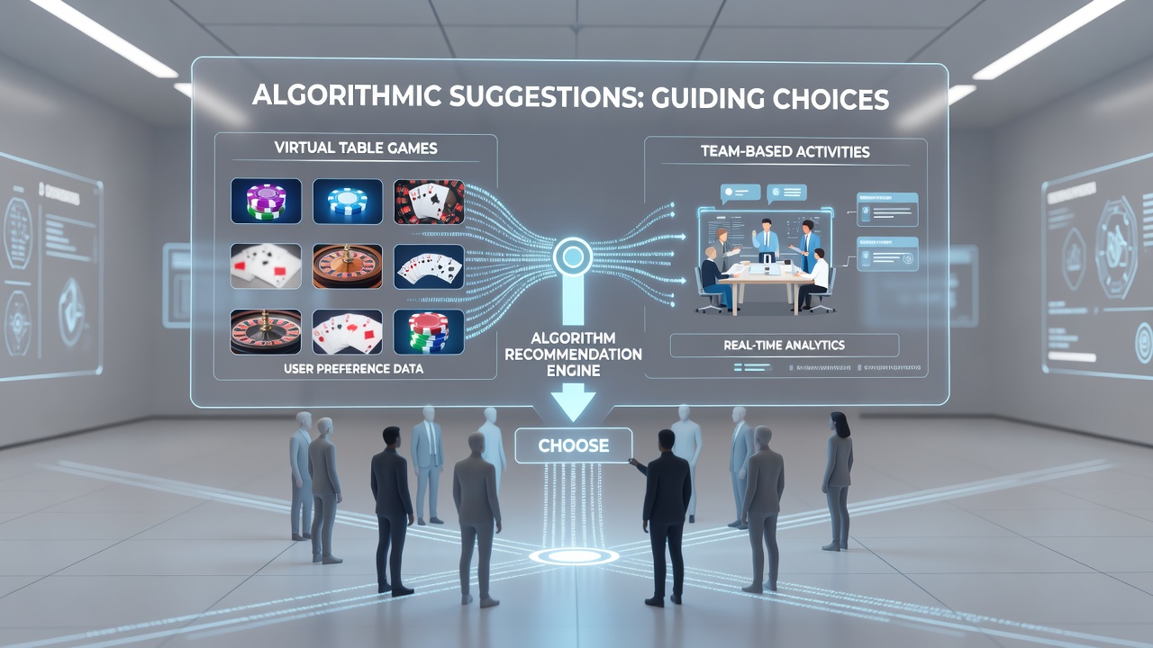 Analytics dashboard showing algorithmic pathways between casino table games and team sports betting on mobile